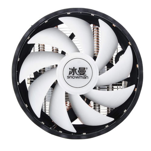 DC 12V 4Pin Colorful Backlight 120mm CPU Cooling Fan PC Heatsink for Intel/AMD For PC Computer Case 5