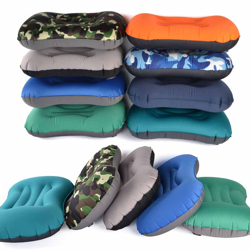 IPRee® Outdoor Travel Air Inflatable Pillow Sleep Headrest Neck Massage Folding Cushion 6 IPRee® Outdoor Travel Air Inflatable Pillow Sleep Headrest Neck Massage Folding Cushion - Image 6