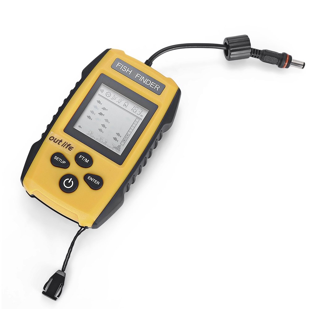 Outlife 0.7 - 100M 200KHz Fish Finder Sonar Alarm Transducer 5 Outlife 0.7 - 100M 200KHz Fish Finder Sonar Alarm Transducer - Image 5