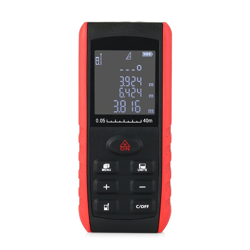 KXL - E40 Handheld Laser Distance Meter 40m Rangefinder 4 KXL - E40 Handheld Laser Distance Meter 40m Rangefinder - Image 4