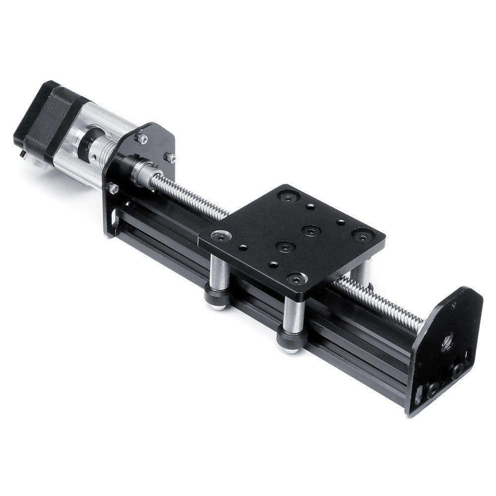 HANPOSE HPV4 Linear Guide Set Openbuilds Mini V Linear Actuator 100-500mm Linear Module with 17HS3401S Stepper Motor 2