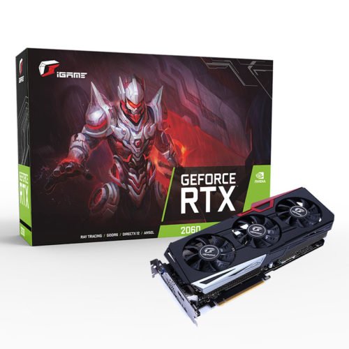 Colorful® iGame GeForce RTX 2060 Ultra OC 6GB GDDR6 192Bit 1365-1680Mhz 14Gbps Gaming Graphics Card 7