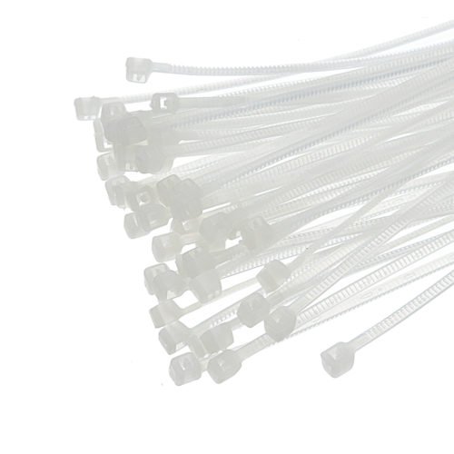 50pcs White Black 3x150mm Cable Ties Model Manufacturing Tools 8