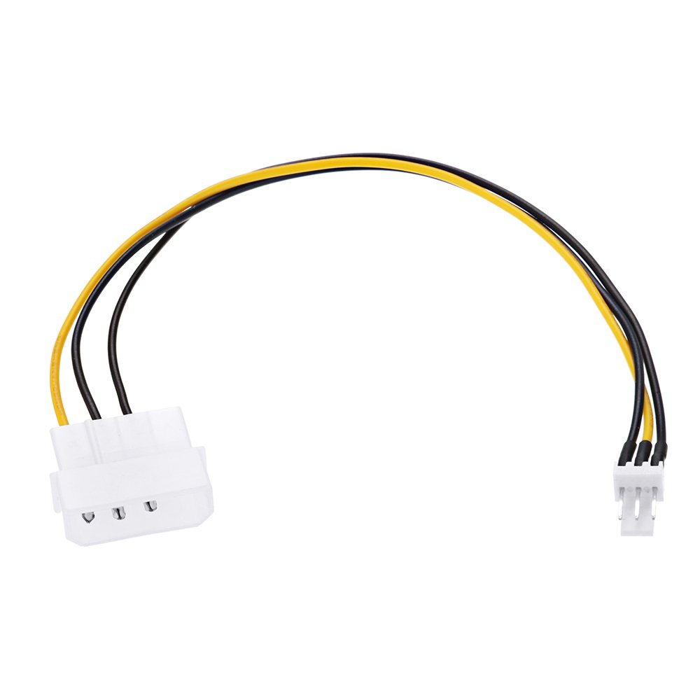 20cm Large 4 Pin IDE to 3 Pin Adapter Cable Power Cable for Cooling Fan Water Pump 1 20cm Large 4 Pin IDE to 3 Pin Adapter Cable Power Cable for Cooling Fan Water Pump