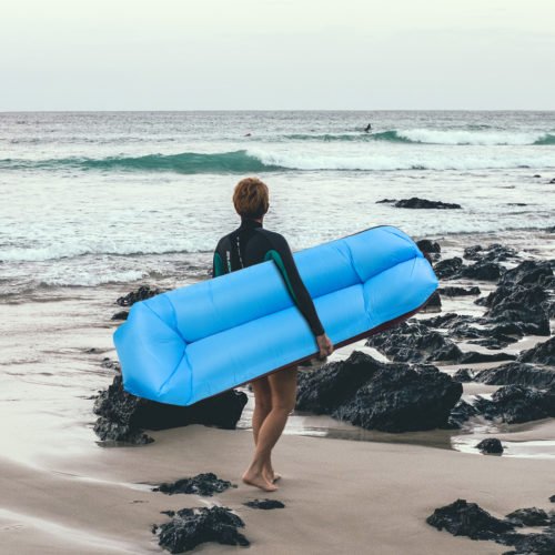 Xmund XD-IF1 210T Inflatable Sofa Camping Travel Air Lazy Sofa Sleeping Sand Beach Lay Bag Couch 4