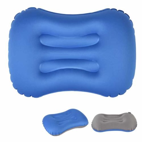 IPRee® Outdoor Travel Air Inflatable Pillow Sleep Headrest Neck Massage Folding Cushion 4