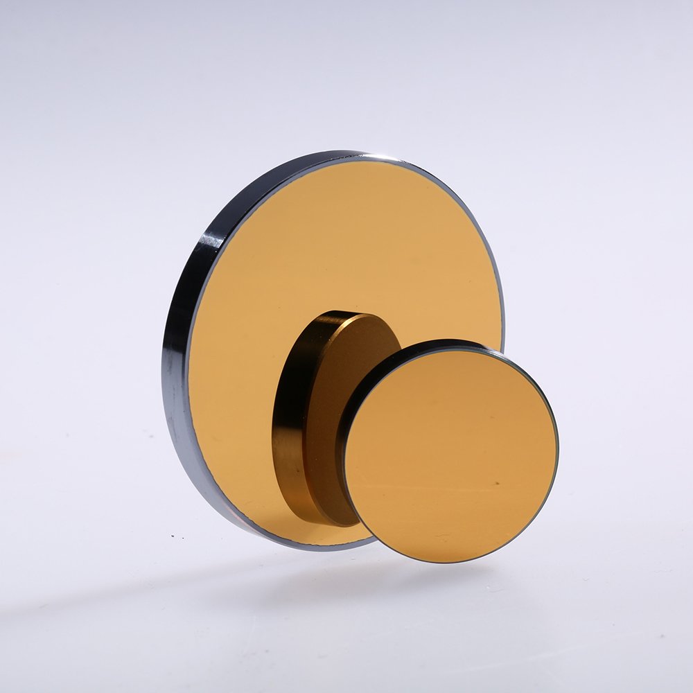 20/25/30mm Dia Reflective Mirror Reflector Si Coated Gold Silicon Laser Reflection Lens for CO2 Laser Cutting Engraving Machine 2
