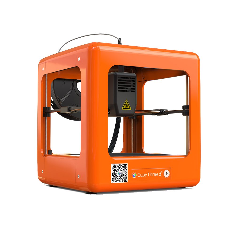 Easythreed® Orange NANO Mini Fully Assembled 3D Printer 90*110*110mm Printing Size Support One Key Printing with CE Certificate/1.75mm 0.4mm Nozzle fo 2 Easythreed® Orange NANO Mini Fully Assembled 3D Printer 90*110*110mm Printing Size Support One Key Printing with CE Certificate/1.75mm 0.4mm Nozzle fo - Image 2