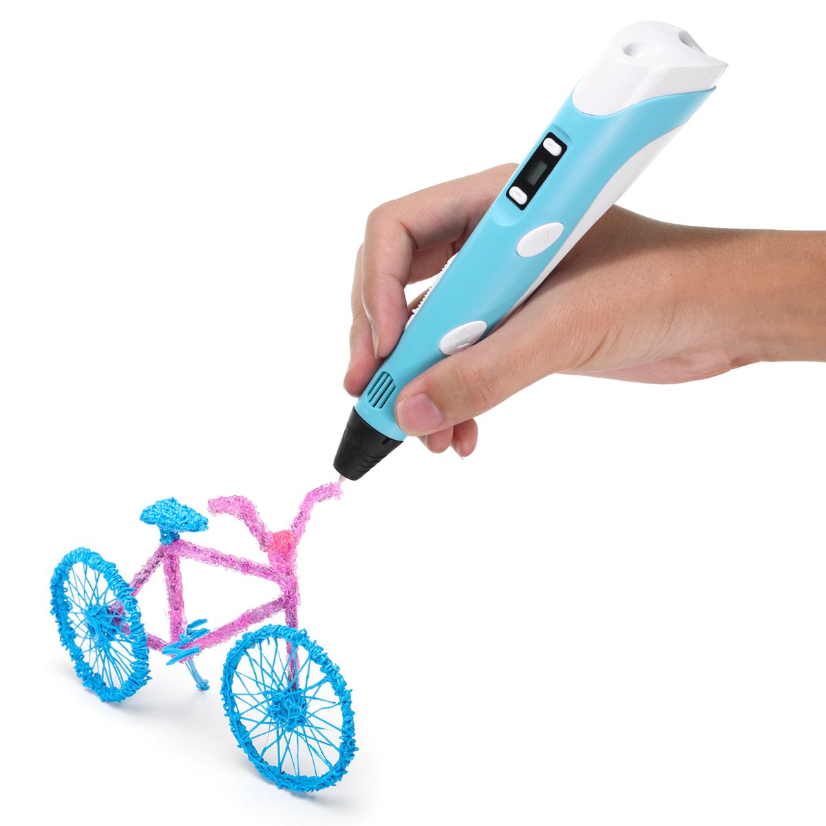 DIY Graffiti Three-Dimensional Shape 3D Printer Pen With PLA Filament For Children's Education 3 DIY Graffiti Three-Dimensional Shape 3D Printer Pen With PLA Filament For Children's Education - Image 3