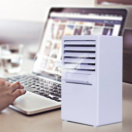 24V Portable Mini Conditioner Fan USB Air Cooler Camping Travel Summer Cooling Machine 9