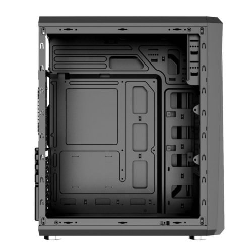 Transparent Side Panel ATX PC Case Desktop Computer Case for ATX Micro-ATX Mini-ITX Motherboard 6