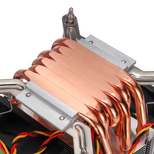 3 Pin 90cm Double Cooling Fan 6 Heat Pipes Cooler Heatsink for 115X 1366 Motherboard 9