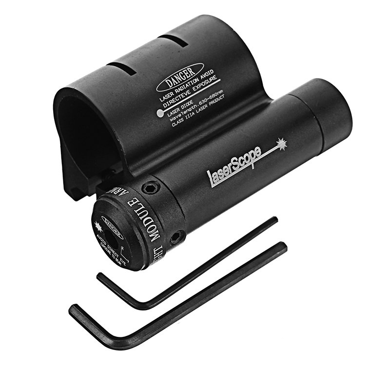 Red Laser Dot Sight Scope 20mm Picatinny Rail with 25mm Flashlight Ring Mount Clamp Holder 2 Red Laser Dot Sight Scope 20mm Picatinny Rail with 25mm Flashlight Ring Mount Clamp Holder - Image 2