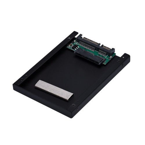 Micro SATA 1.8" to 2.5" SATA HDD Hard Drive Card Converter Adapter HDD Hard Disk Metal Case 3