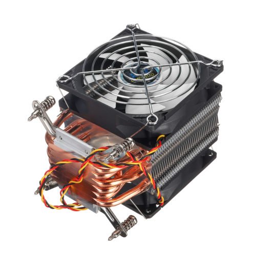 3 Pin 90cm Double Cooling Fan 6 Heat Pipes Cooler Heatsink for 115X 1366 Motherboard 7