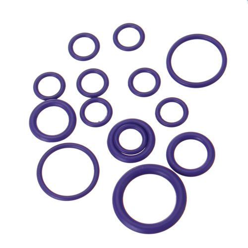 270pcs 18 Sizes Rubber Ring Hydraulic Nitrile Seals Purple Rubber O Ring Assortment Kit 7