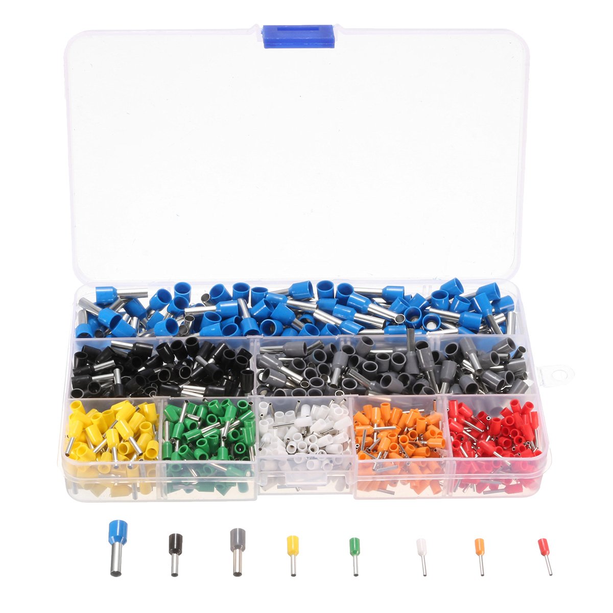 DANIU 23AWG to 10AWG Self Adjusting Ratcheting Ferrule Crimper Plier Tool with 800pcs Connector Terminal 8 DANIU 23AWG to 10AWG Self Adjusting Ratcheting Ferrule Crimper Plier Tool with 800pcs Connector Terminal - Image 8