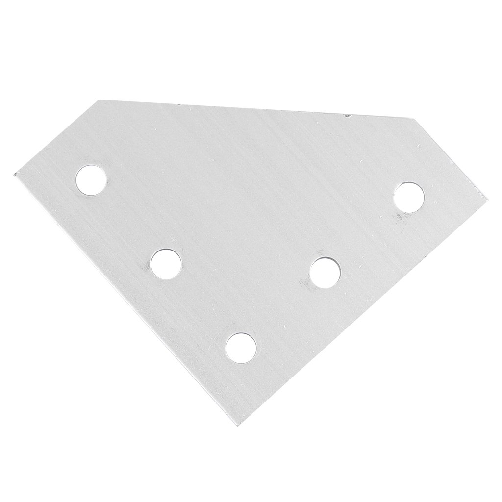 V-Slot Heavy Type 90° Joint Plate Aluminum T4*60*60mm M5 Thread for 3D Printer 4 V-Slot Heavy Type 90° Joint Plate Aluminum T4*60*60mm M5 Thread for 3D Printer - Image 4