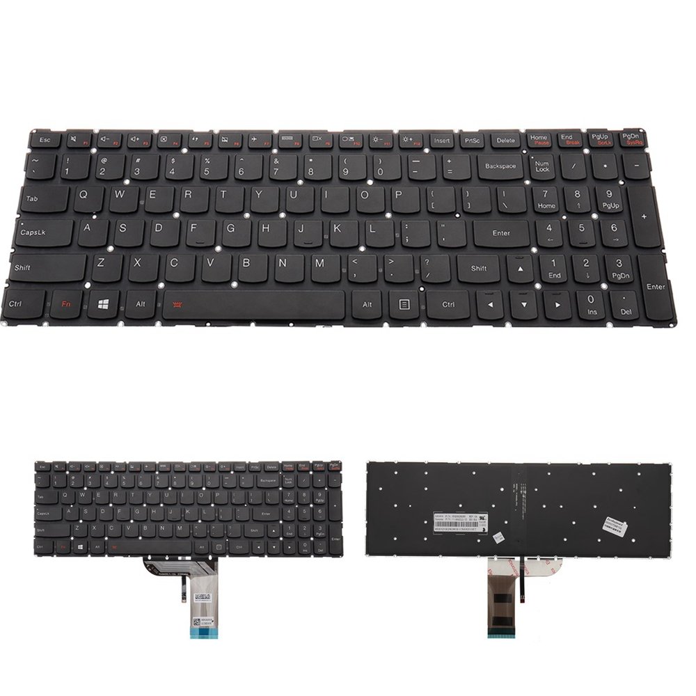 US Laptop Backlit Replace Keyboard For Lenovo Flex 3 15 / 3 1570 / 3 1580 Laptop Notebook 2 US Laptop Backlit Replace Keyboard For Lenovo Flex 3 15 / 3 1570 / 3 1580 Laptop Notebook - Image 2