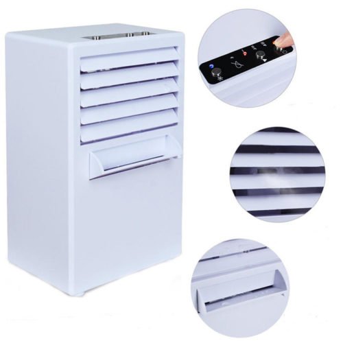 24V Portable Mini Conditioner Fan USB Air Cooler Camping Travel Summer Cooling Machine 8