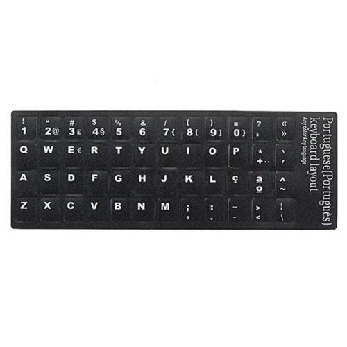 Standard Smooth Laptop Notebook Keyboard Stickers German Russian Spanish French Italian Arabic 6 Language 6