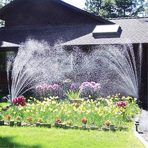 360° Rotating Garden Lawn Sprinkler Automatic Irrigation Spray Sprinkle Sprayer 9