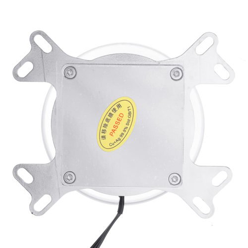 G1/4 LED Colorful Light CPU Cooler Water Cooling Water Block with Controller for Intel AM2 AM3 AM4 4