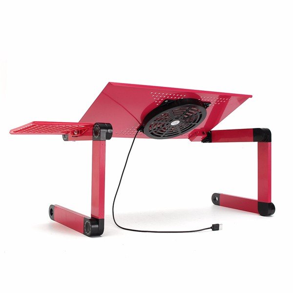 Portable Adjustable Foldable Laptop Notebook PC Desk Table Vented Stand Bed Tray 8 Portable Adjustable Foldable Laptop Notebook PC Desk Table Vented Stand Bed Tray - Image 8