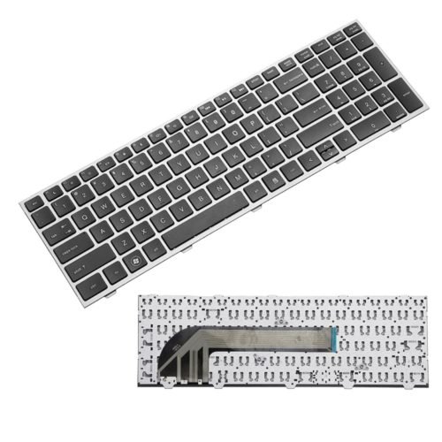 Laptop Replace Keyboard For HP ProBook 4540 4540S 4545 4545S Series Notebook With Silver Frame 10