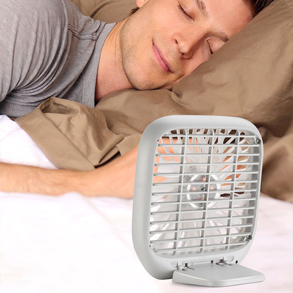 Portable Mini Electric Fan USB Rechargerable Silent Desktop Fan Wind Cooler 7 Portable Mini Electric Fan USB Rechargerable Silent Desktop Fan Wind Cooler - Image 7