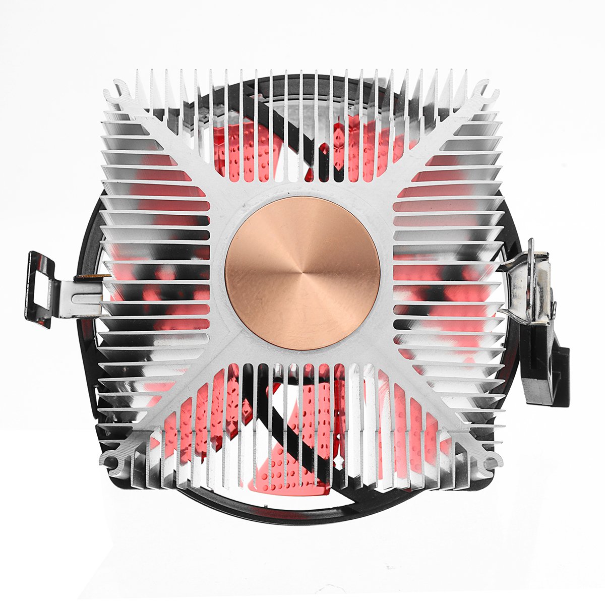 12V DC Copper Core CPU Cooler Fan Computer Cooling Fan Ultra Quiet LED CPU Fan for AMD/Intel 115X 4 12V DC Copper Core CPU Cooler Fan Computer Cooling Fan Ultra Quiet LED CPU Fan for AMD/Intel 115X - Image 4