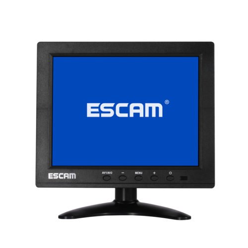 ESCAM T08 8 inch TFT LCD 1024x768 Monitor with VGA HDMI AV BNC USB for PC CCTV Security Camera 3