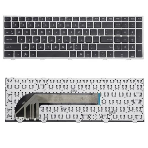 Laptop Replace Keyboard For HP ProBook 4540 4540S 4545 4545S Series Notebook With Silver Frame 11