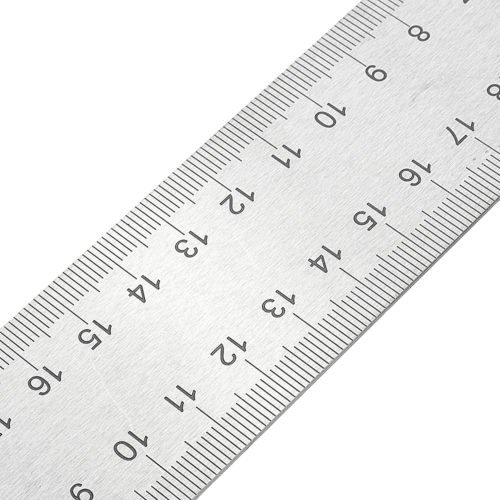 Drillpro 90 Degree Angle Ruler 300mm Stainless Steel Metric Marking Gauge Woodworking Square Wooden Base 9
