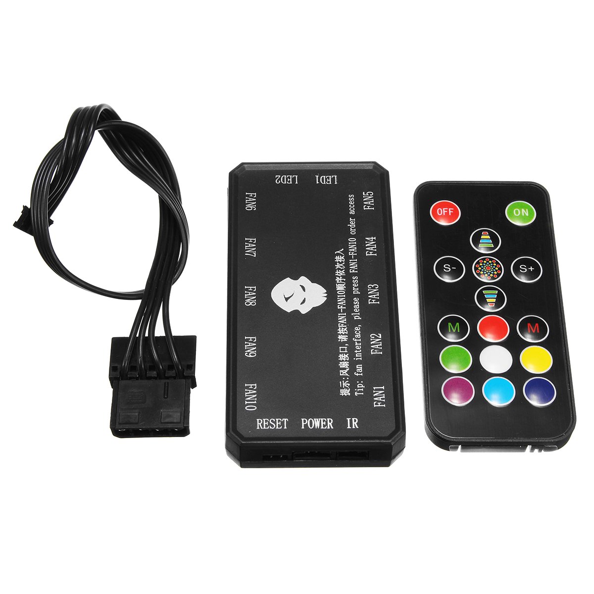 12cm 16million Color RGB LED Quiet Computer Case PC Cooling Fan +Remote Control 9 12cm 16million Color RGB LED Quiet Computer Case PC Cooling Fan +Remote Control - Image 9