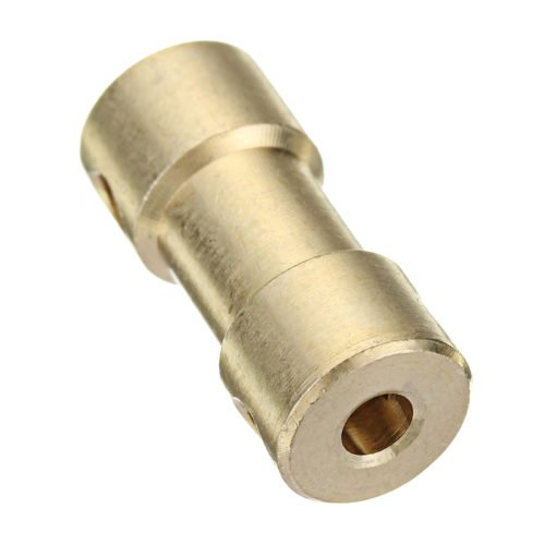 3.17mm-3.17mm Brass Coupler Spindle Motor Shaft Coupling Connector for EleksMill Engraver CNC Router 4