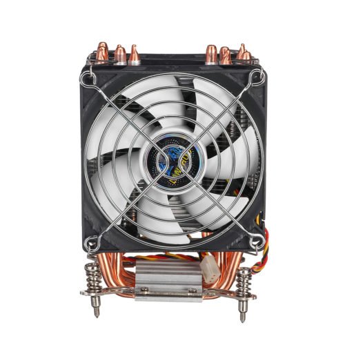3 Pin 90cm Double Cooling Fan 6 Heat Pipes Cooler Heatsink for 115X 1366 Motherboard 4