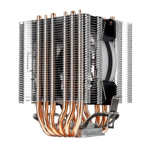 3 Pin CPU Cooler Cooling Fan Heatsink for Intel 775/1150/1151/1155/1156/1366 and AMD All Platforms 5 Colors Lighting 4