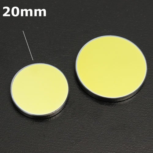 3Pcs Reflective Mirror Reflector Si Coated Gold for CO2 Laser Cutting Engraving 6