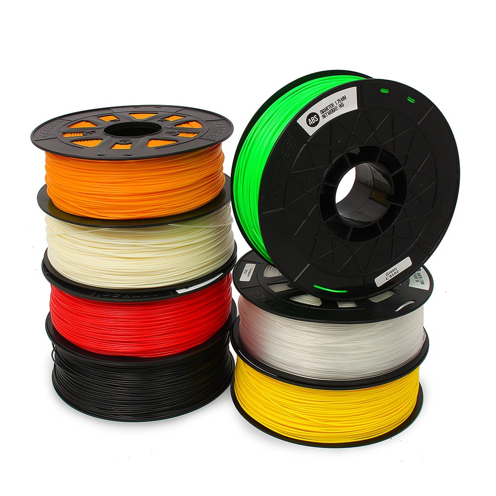 CCTREE® 1KG/Roll 1.75mm Many Colors ABS Filament for Crealilty/TEVO/Anet 3D Printer 1