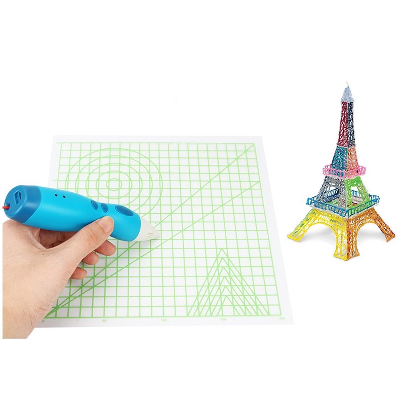 220*220*0.5mm Basic Graphics Copy Panel Design Mat Drawing Tools For 3D Printing Pen Part 2 220*220*0.5mm Basic Graphics Copy Panel Design Mat Drawing Tools For 3D Printing Pen Part - Image 2