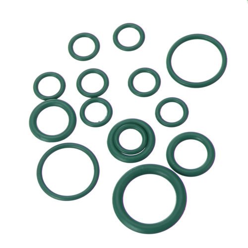 270pcs 18 Sizes O Ring Hydraulic Nitrile Seals Green Rubber O Ring Assortment Kit 7