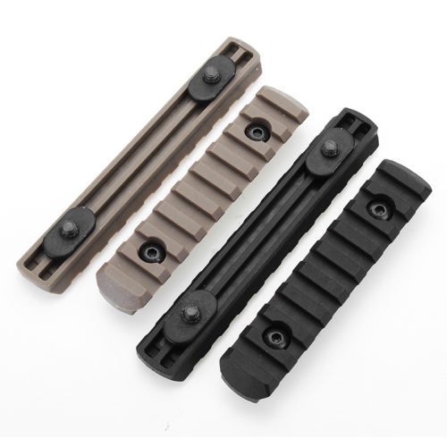 Tactical Polymer Picatinny Rail Sections 5/7/9/11 Slot 2 Colors for Handguard Laser Scope Flashlight 3