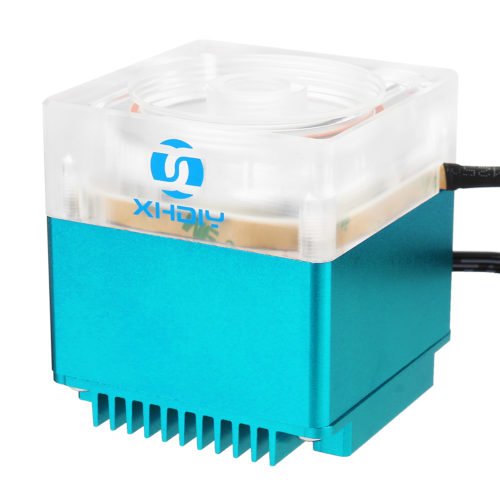 8W 4M Pump Head Aluminum Alloy LED Light Water Cooling Recycling Water Pump with IR Controller 3