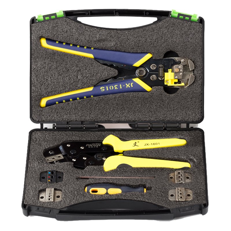 Paron® JX-D5301 Multifunctional Ratchet Crimping Tool Wire Strippers Terminals Pliers Kit 2