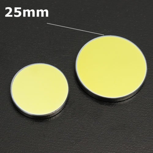 3Pcs Reflective Mirror Reflector Si Coated Gold for CO2 Laser Cutting Engraving 7