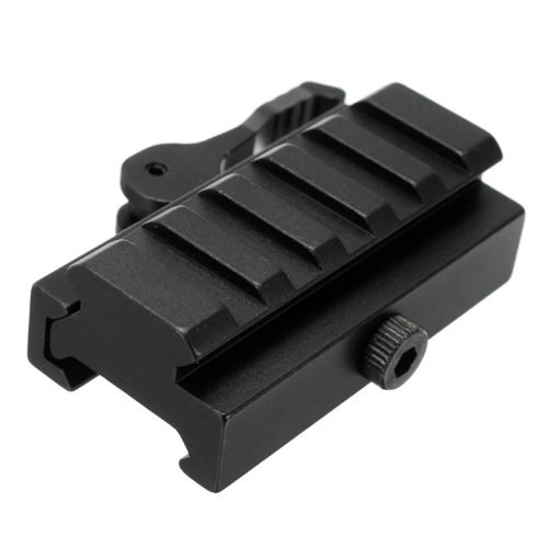 Quick Release Low Profile Compact Riser Quick Detachable 20mm Picatinny Rail Mount Adapter 5