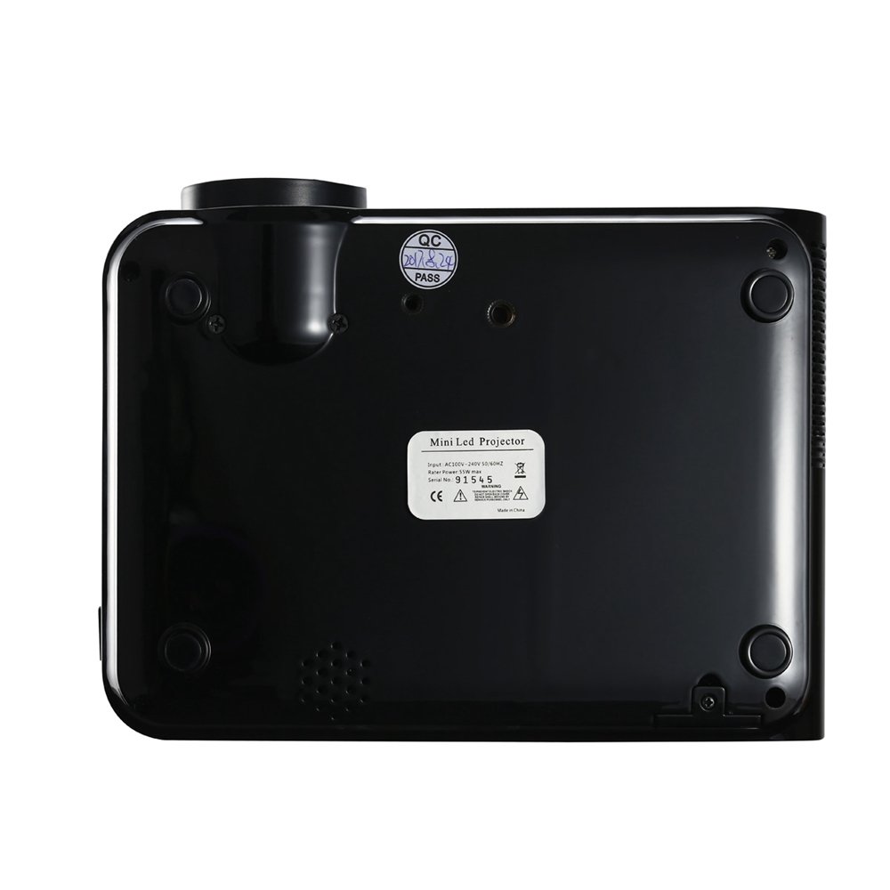 UHAPPY U90 Black Android 6.0 2000 Lumens LED WiFi bluetooth 4.0 Projector 800 x 480 Support 1080p 7 UHAPPY U90 Black Android 6.0 2000 Lumens LED WiFi bluetooth 4.0 Projector 800 x 480 Support 1080p - Image 7