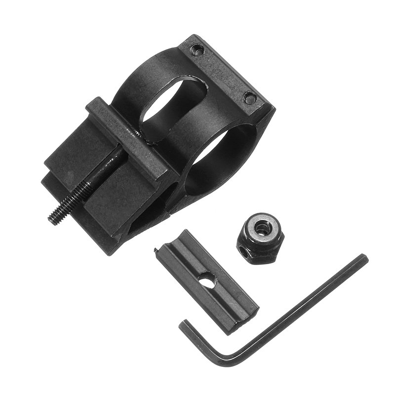 1 Inch Flashlight Laser Holder Tactical 20mm Picatinny Rail Offset Laser Mount 8 1 Inch Flashlight Laser Holder Tactical 20mm Picatinny Rail Offset Laser Mount - Image 8