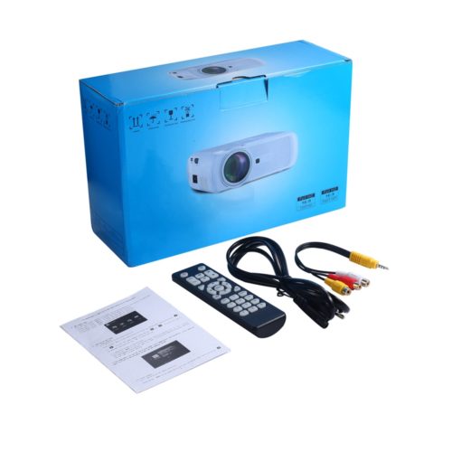 UHAPPY U90 Black Android 6.0 2000 Lumens LED WiFi bluetooth 4.0 Projector 800 x 480 Support 1080p 9